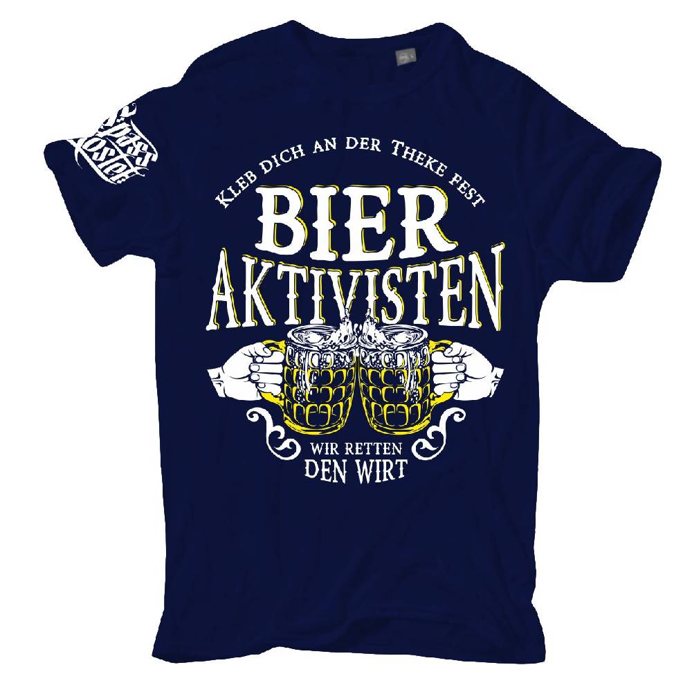 Spass Kostet Männer T-Shirt Bier Aktivisten Kleb dich an der Theke fest S bis 8XL