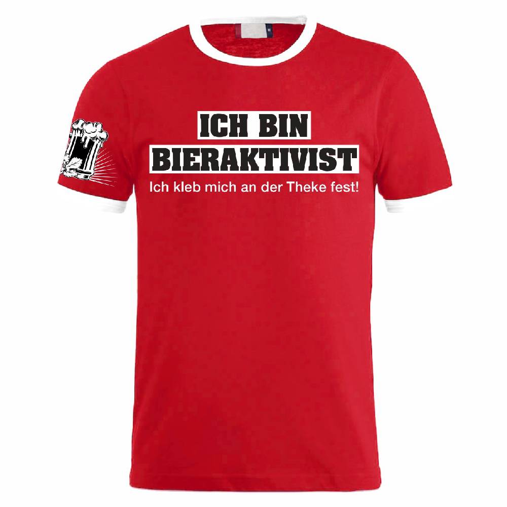 Spass Kostet Männer T-Shirt Bieraktivist Ich kleb mich an der Theke fest S bis 8XL