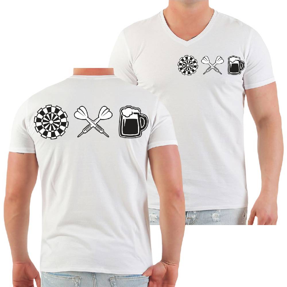 Spass Kostet Männer T-Shirt Biersport Dart Logo S bis XXL