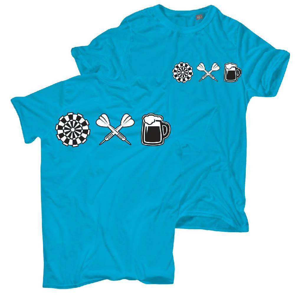 Spass Kostet Männer T-Shirt Biersport Dart Logo S bis XXL