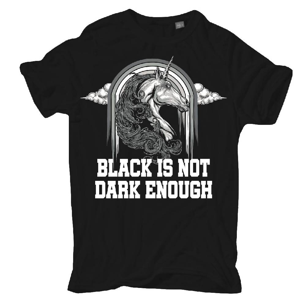 Spass Kostet Männer T-Shirt Black is not dark enough S bis XXL