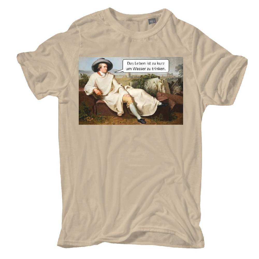 Spass Kostet Männer T-Shirt Das Leben ist zu kurz um Wasser zu trinken M bis 8XL