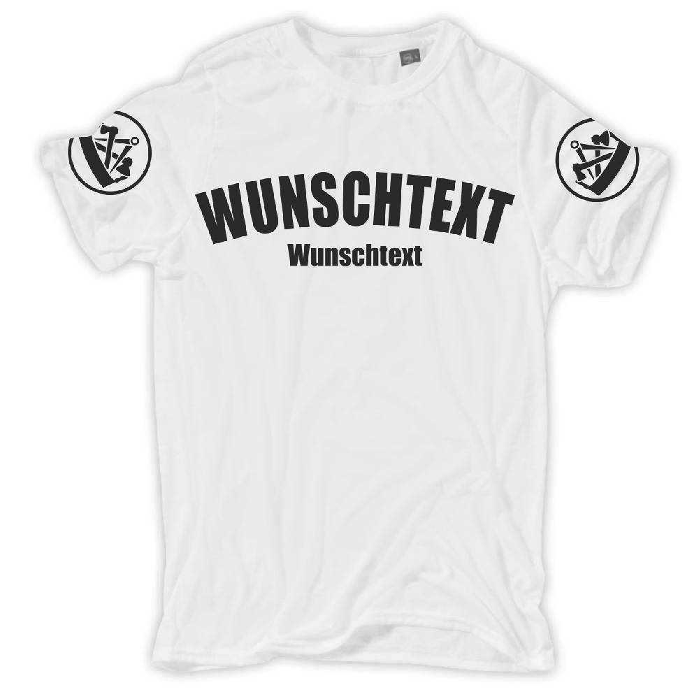 Spass Kostet Männer T-Shirt EIGENER TEXT Zimmermann Mit Name Firma Moderne Schriftart S Bis 5XL