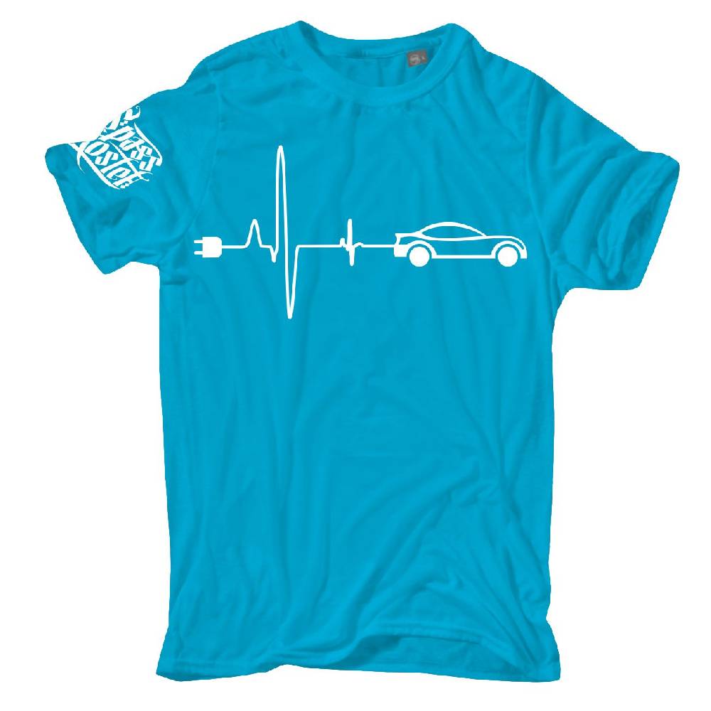 Spass Kostet Männer T-Shirt Herzschlag E-Auto S bis XXL
