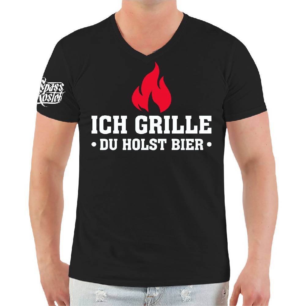 Spass Kostet Männer T-Shirt Ich grille du holst Bier S bis XXL