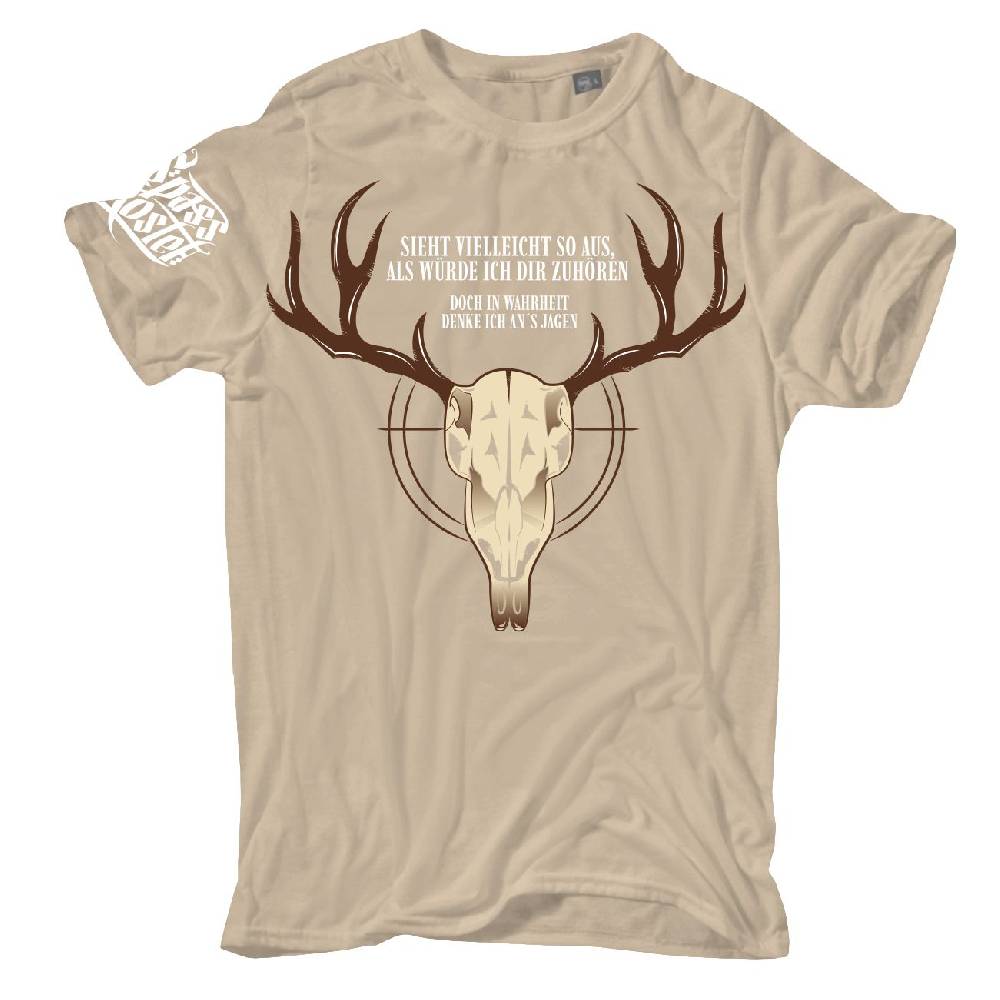 Spass Kostet Männer T-Shirt Jäger Ich denke nur ans JAGEN