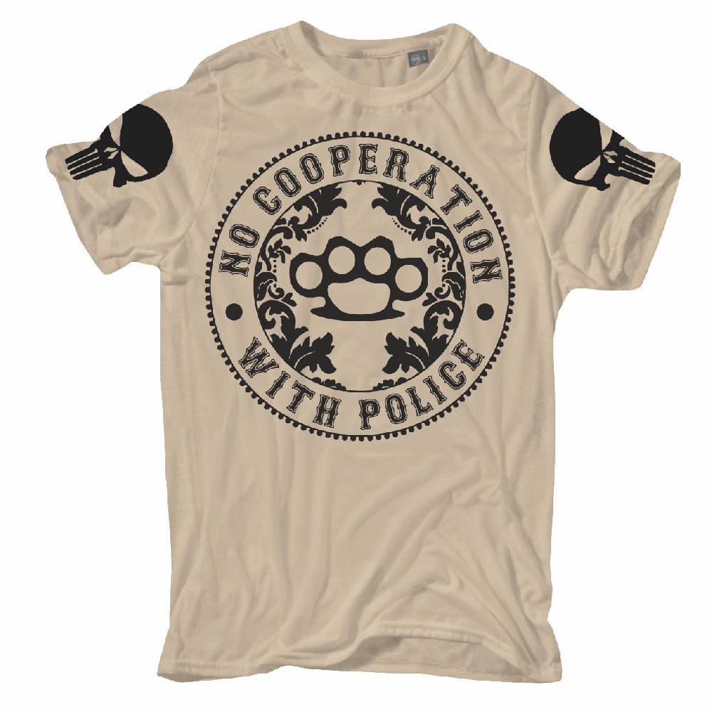 Spass Kostet Männer T-Shirt No cooperation with Police S bis XXL