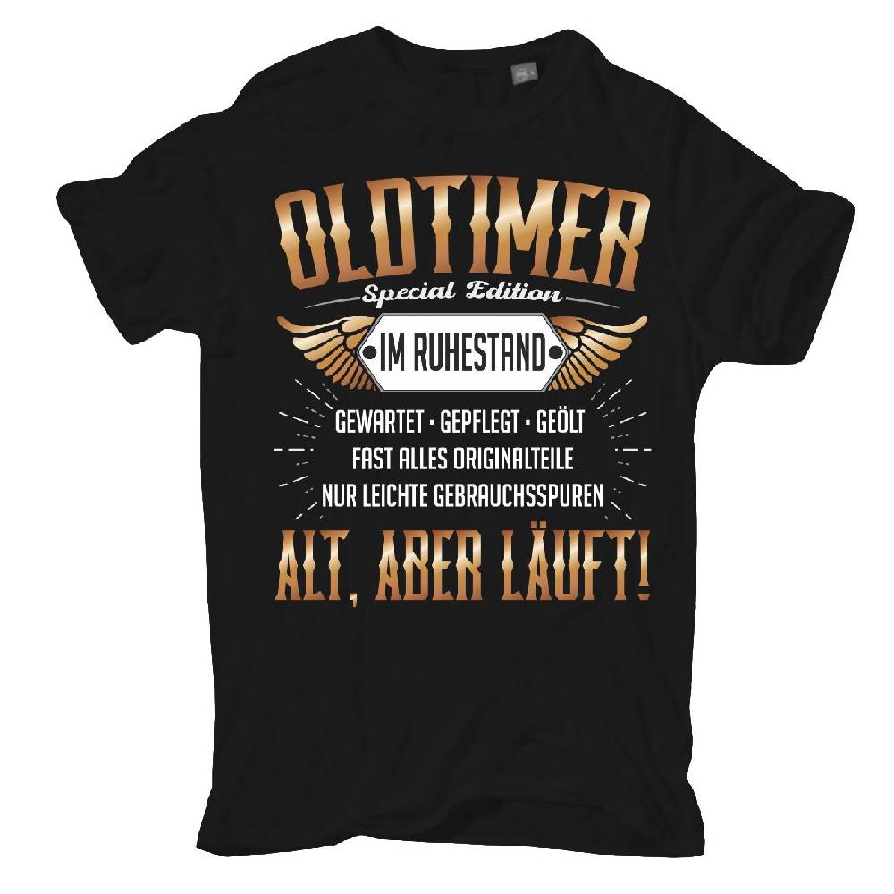 Spass Kostet Männer T-Shirt Oldtimer im Ruhestand Geburtstag Motiv M bis XXL