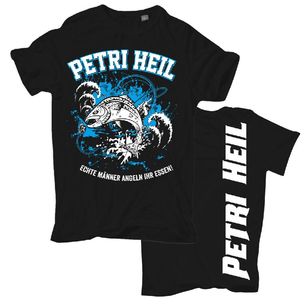 Spass Kostet Männer T-Shirt Petri Heil Echte Männer Grösse S bis XXL