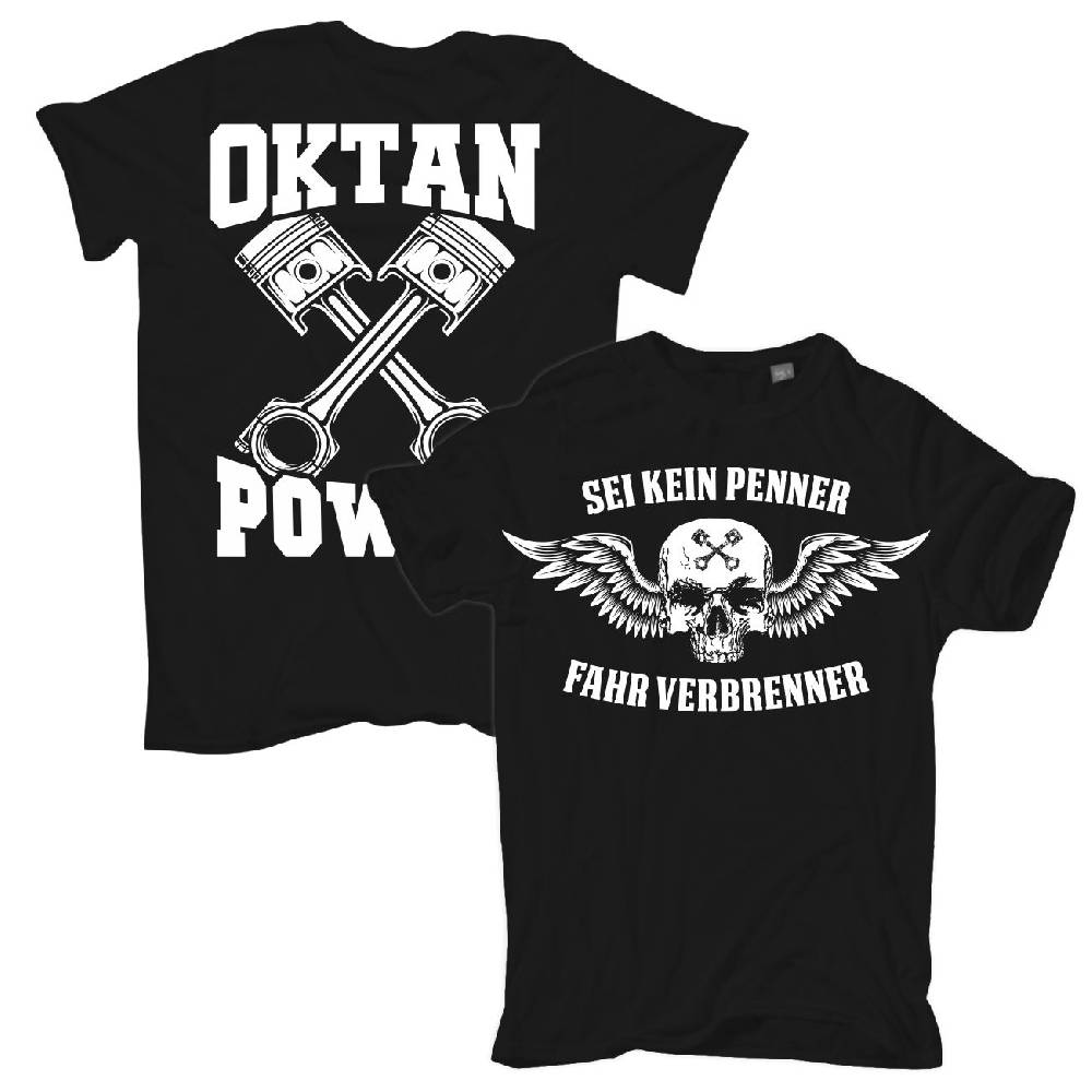 Spass Kostet Männer T-Shirt Sei kein Penner fahr Verbrenner S bis XXL