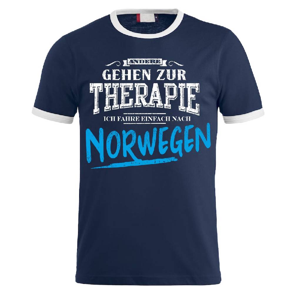 Spass Kostet Männer T-Shirt Therapie? Ich fahr nach NORWEGEN S - XXL