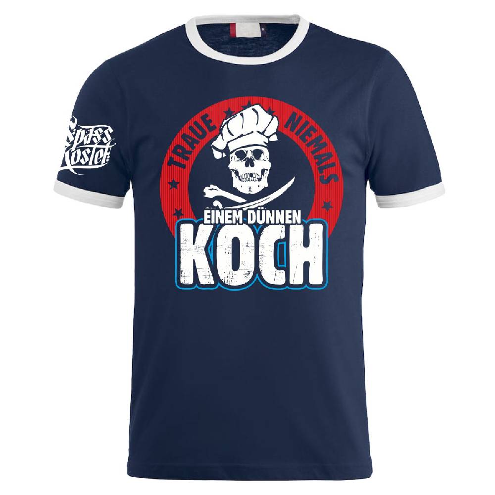 Spass Kostet Männer T-Shirt Traue niemals einem dünnen Koch M bis XXL