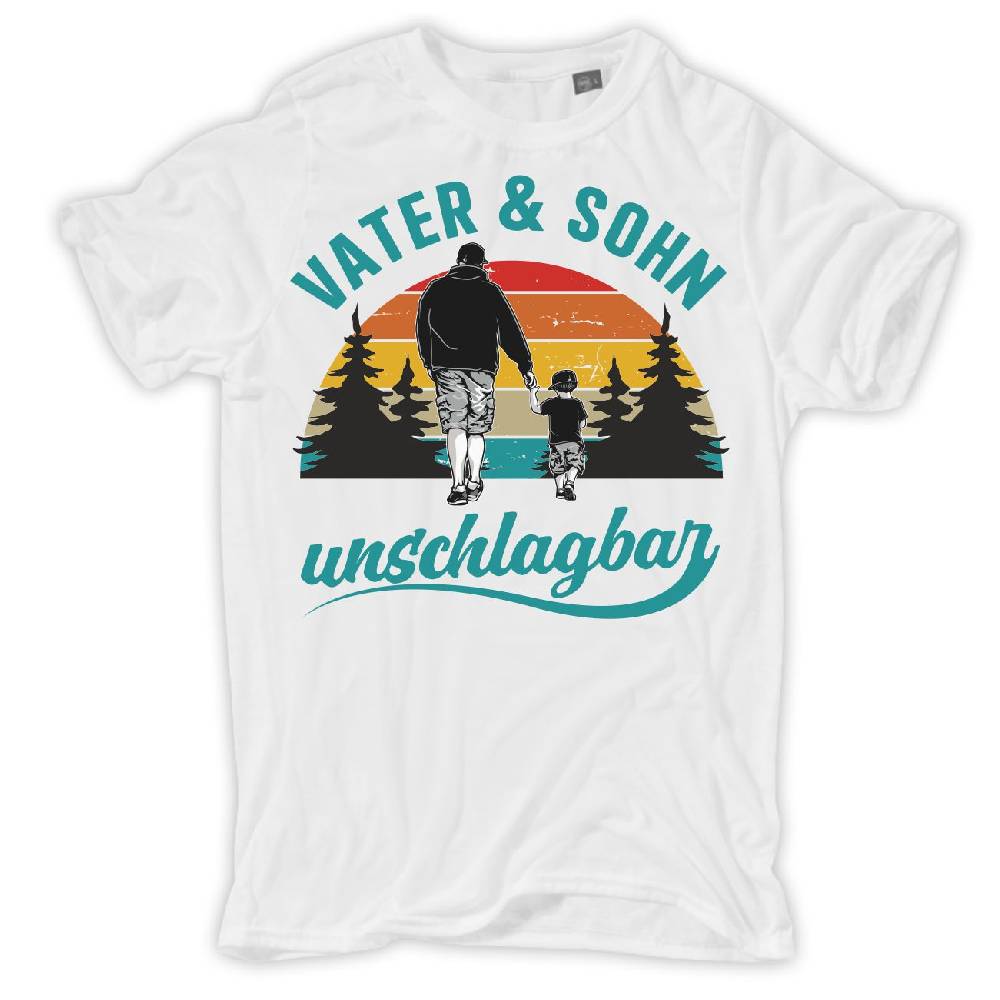 Spass Kostet Männer T-Shirt Vater und Sohn unschlagbar S bis XXL