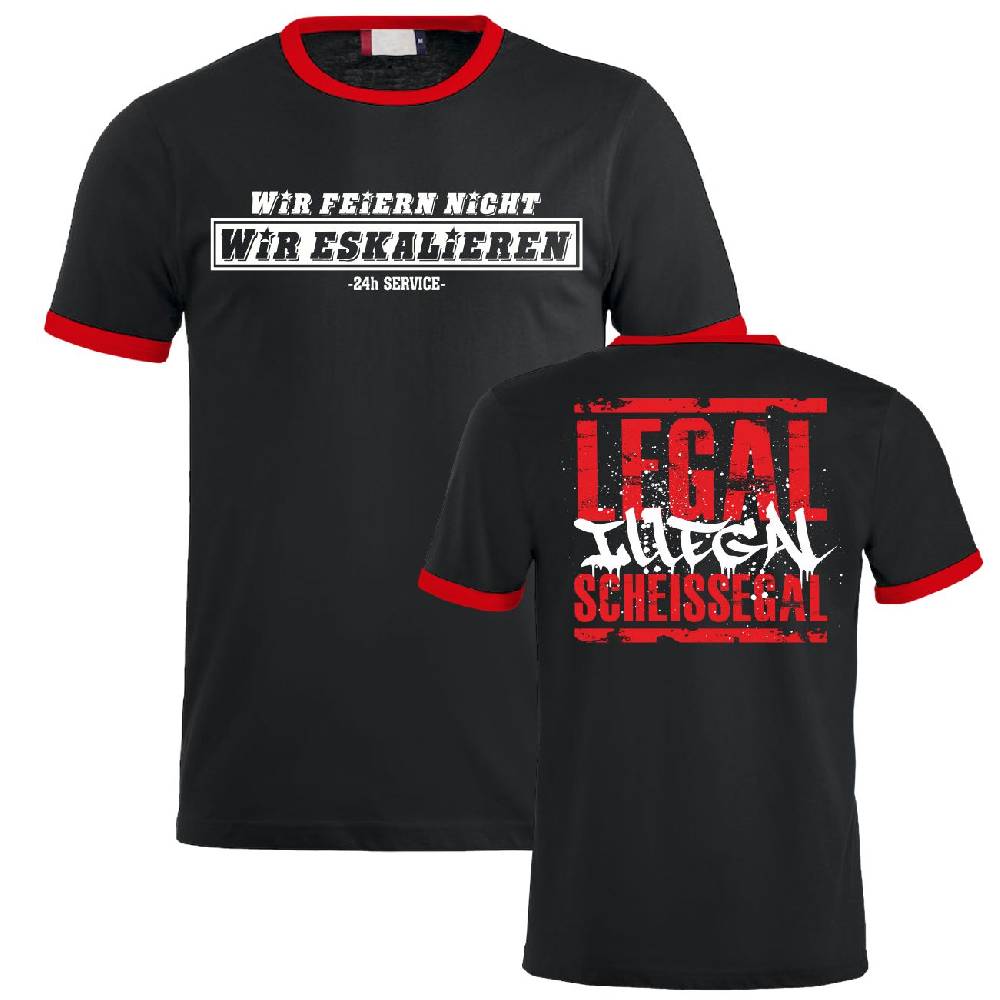 Spass Kostet Männer T-Shirt Wir feiern nicht WIR ESKALIEREN legal scheissegal S bis XXL