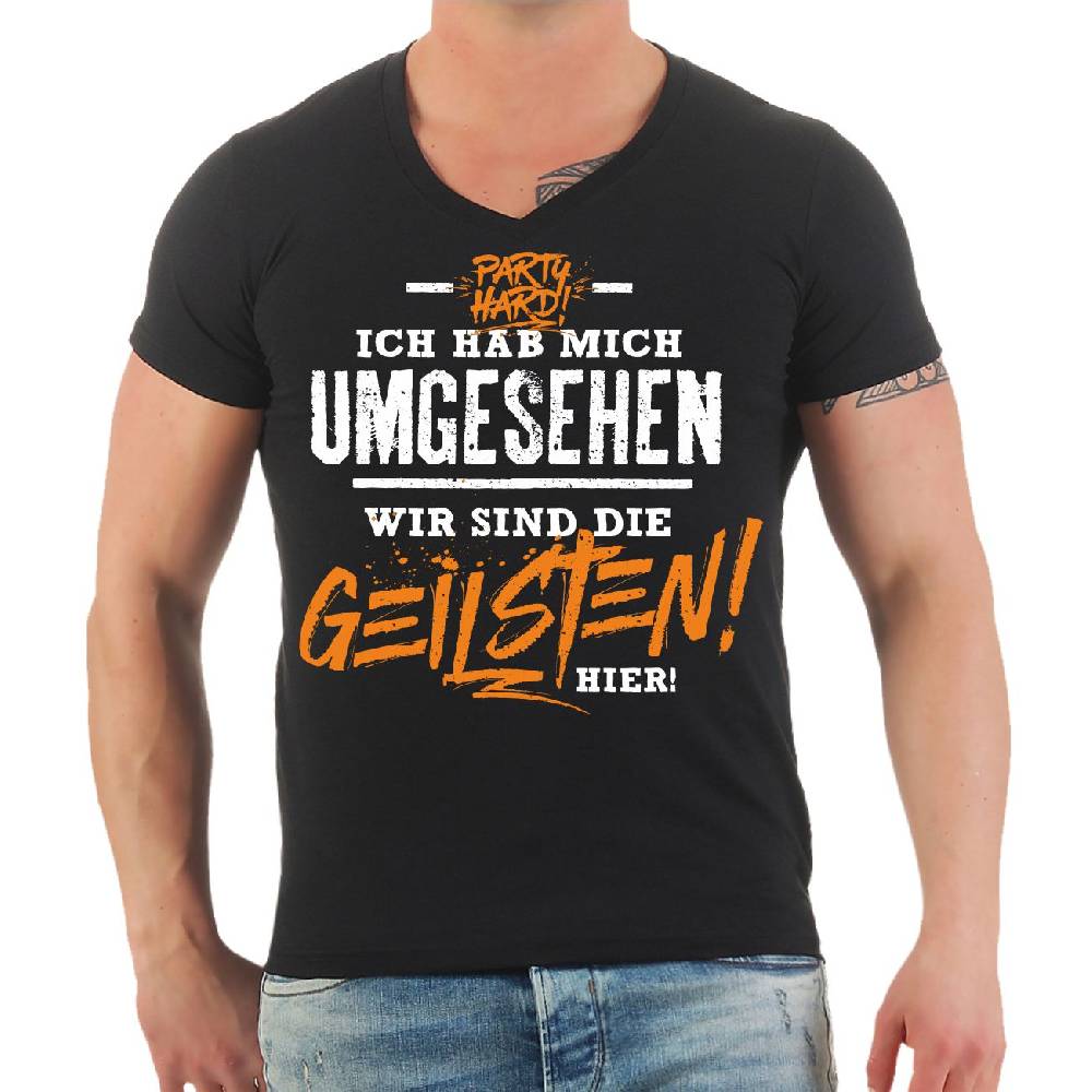 Spass Kostet Männer T-Shirt Wir sind die GEILSTEN hier Party Sprüche S bis XXL