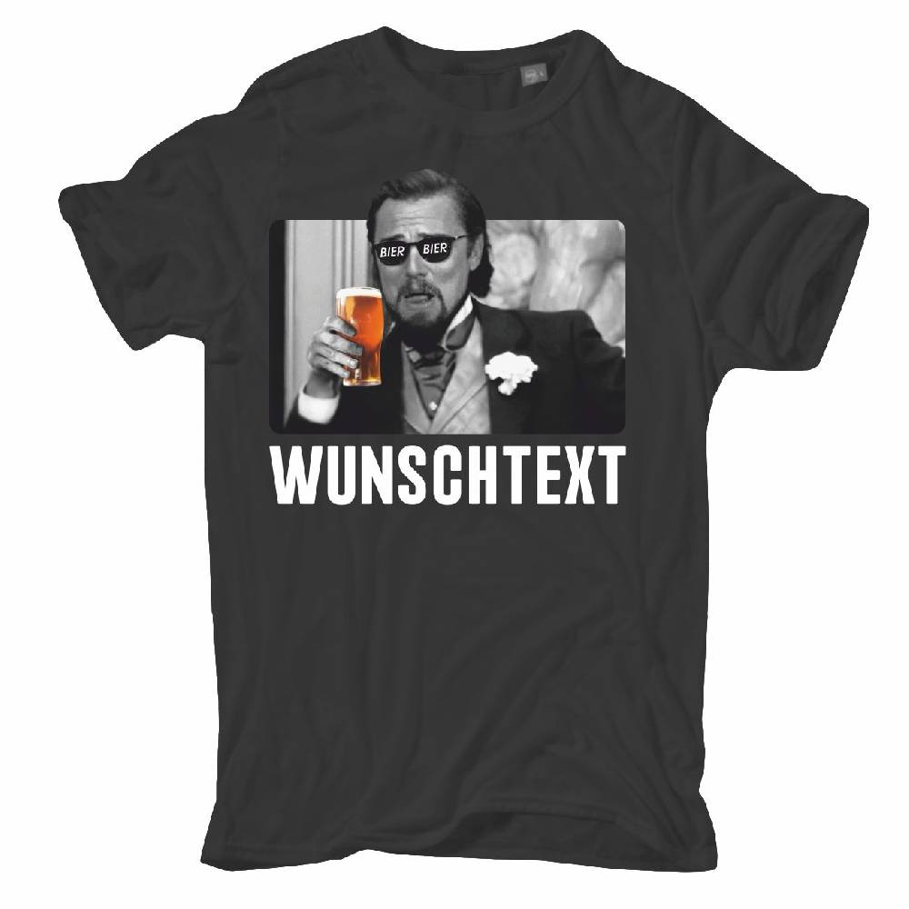 Spass Kostet Männer T-Shirt WUNSCHTEXT BIER weil Koks ungesund ist S bis 8XL