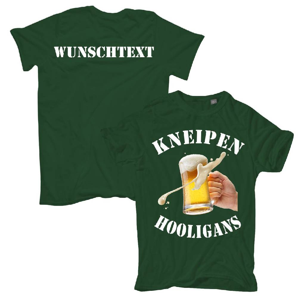 Spass Kostet Männer T-Shirt WUNSCHTEXT Kneipenhooligans S bis XXL