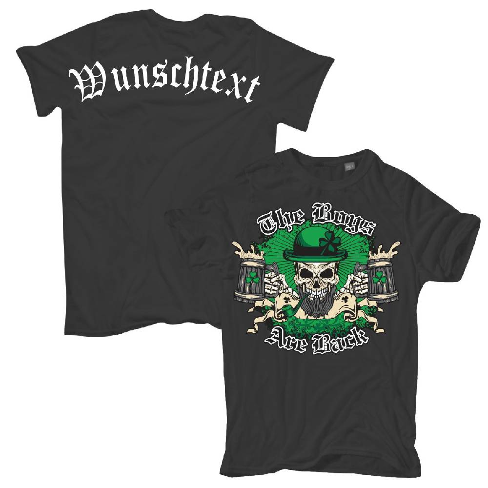 Spass Kostet Männer T-Shirt WUNSCHTEXT The Boys are back S bis XXL