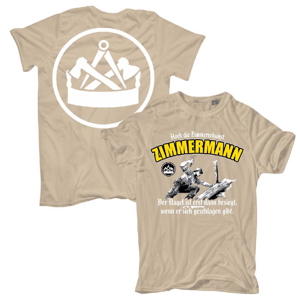 Spass Kostet Männer T-Shirt Zimmermann altdeutscher Spruch S bis XXL