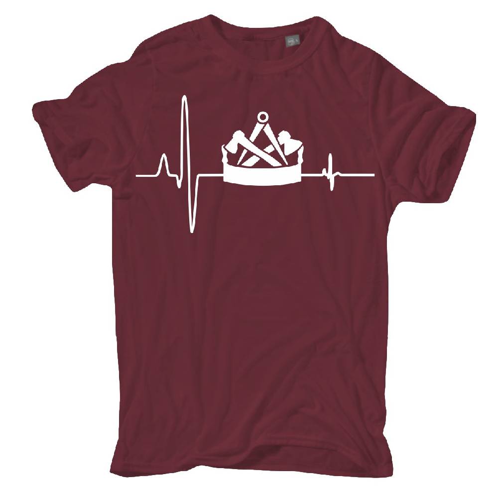 Spass Kostet Männer T-Shirt Zimmermann Herzschlag S bis XXL