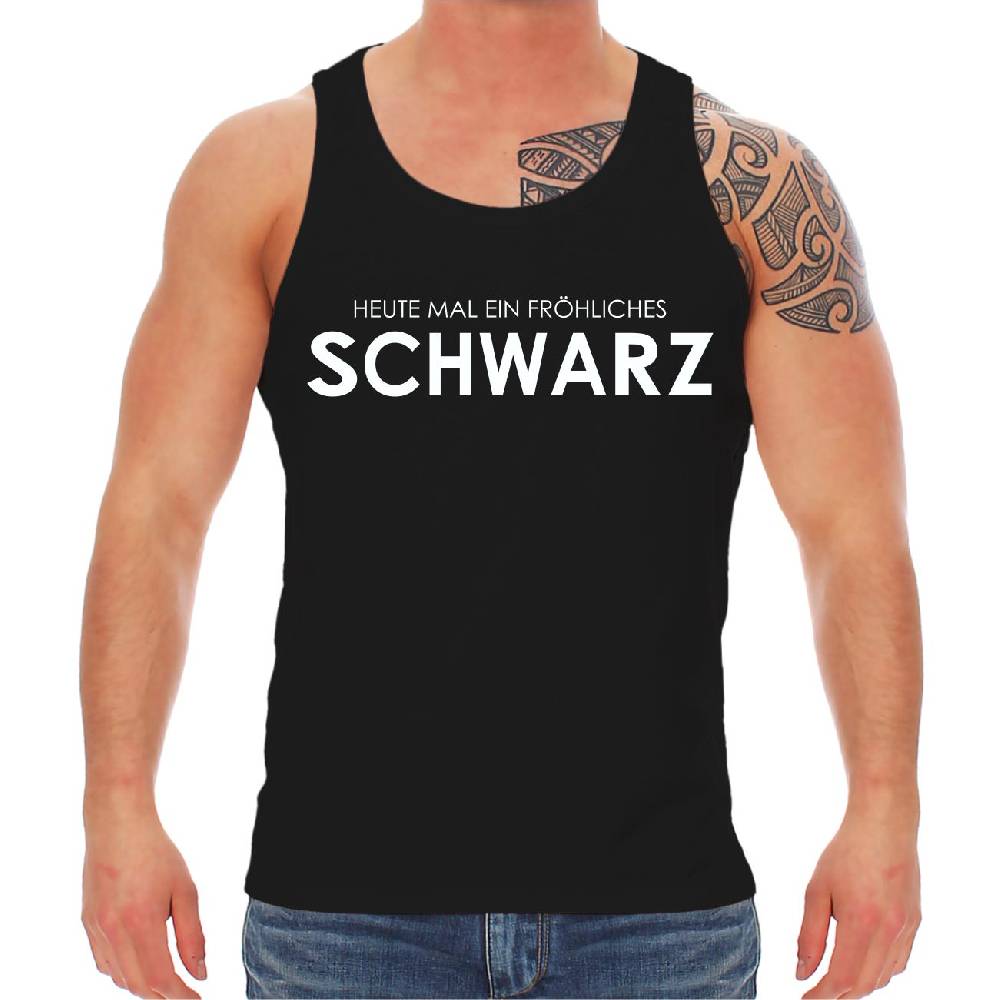 Spass Kostet Männer Träger Heute mal ein fröhliches Schwarz