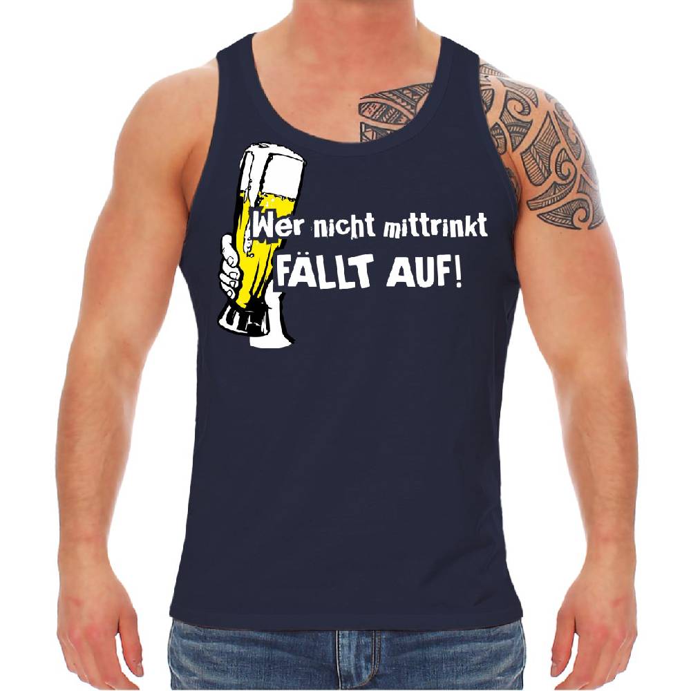 Spass Kostet Männer Träger Wer nicht mittrinkt fällt auf