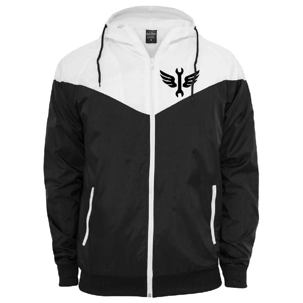 Spass Kostet Männer Übergangsjacke Windjacke WERKSTATT Schrauber mit Kapuze