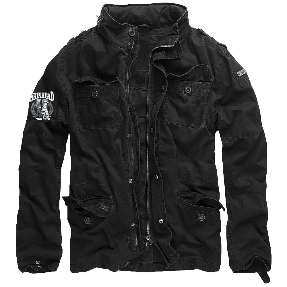 Spass Kostet Männer Vintage Jacke mit Kapuze im Kragen Skinhead - a way of life