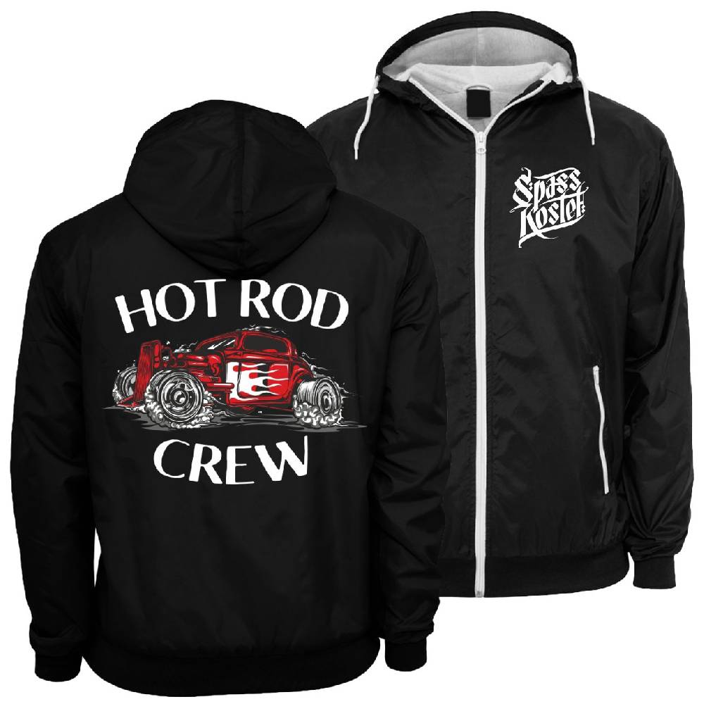Spass Kostet Männer Windbreaker Regenjacke Hot Rod Crew