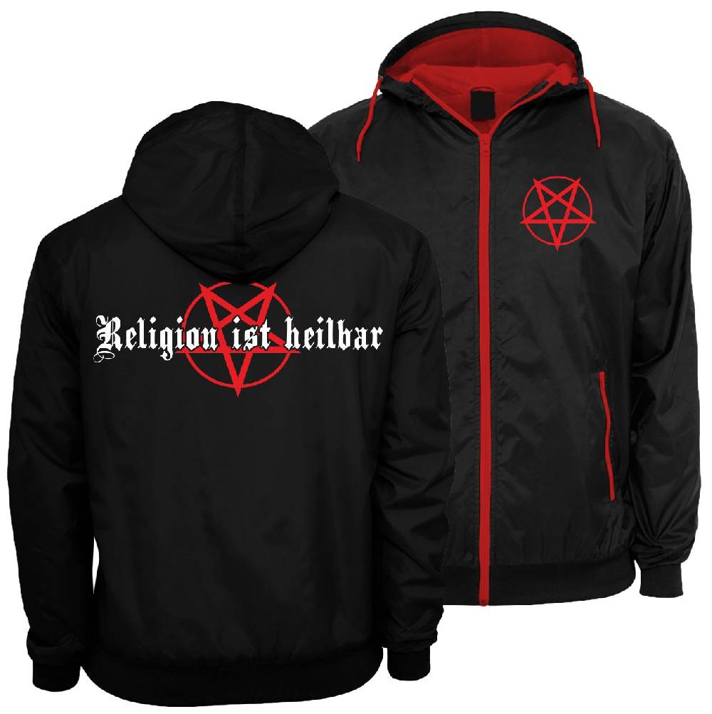 Spass Kostet Männer Windbreaker Regenjacke Religion ist heilbar