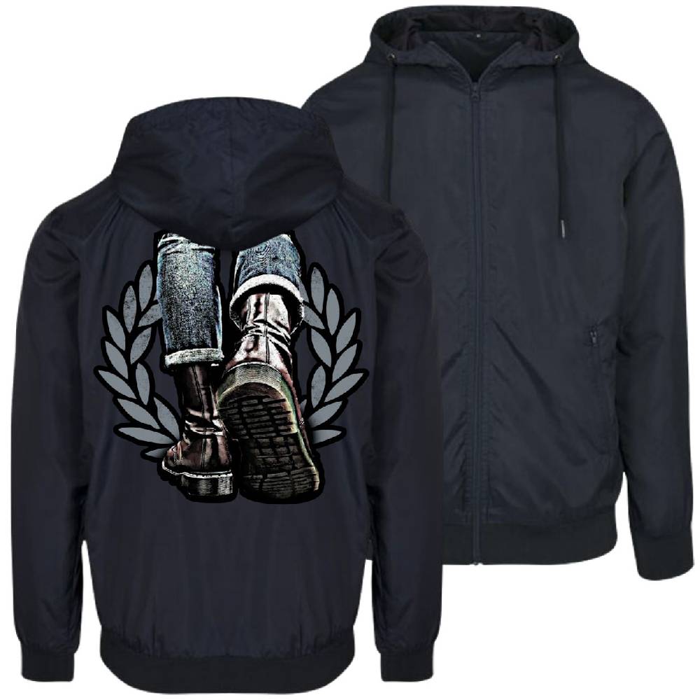 Spass Kostet Männer Windbreaker Regenjacke SKINHEAD BOOTS