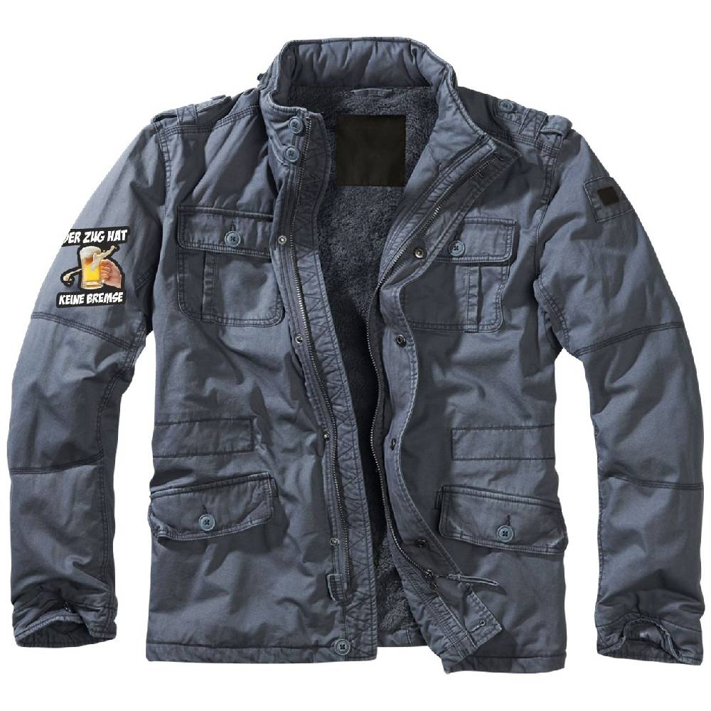 Spass Kostet Männer Winter Jacke mit Kapuze im Kragen Der Zug hat keine Bremse