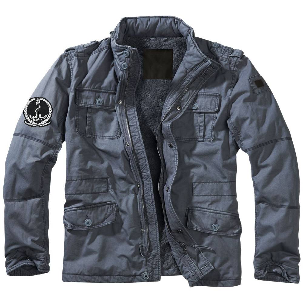 Spass Kostet Männer Winter Jacke mit Kapuze im Kragen Hafen und Anker