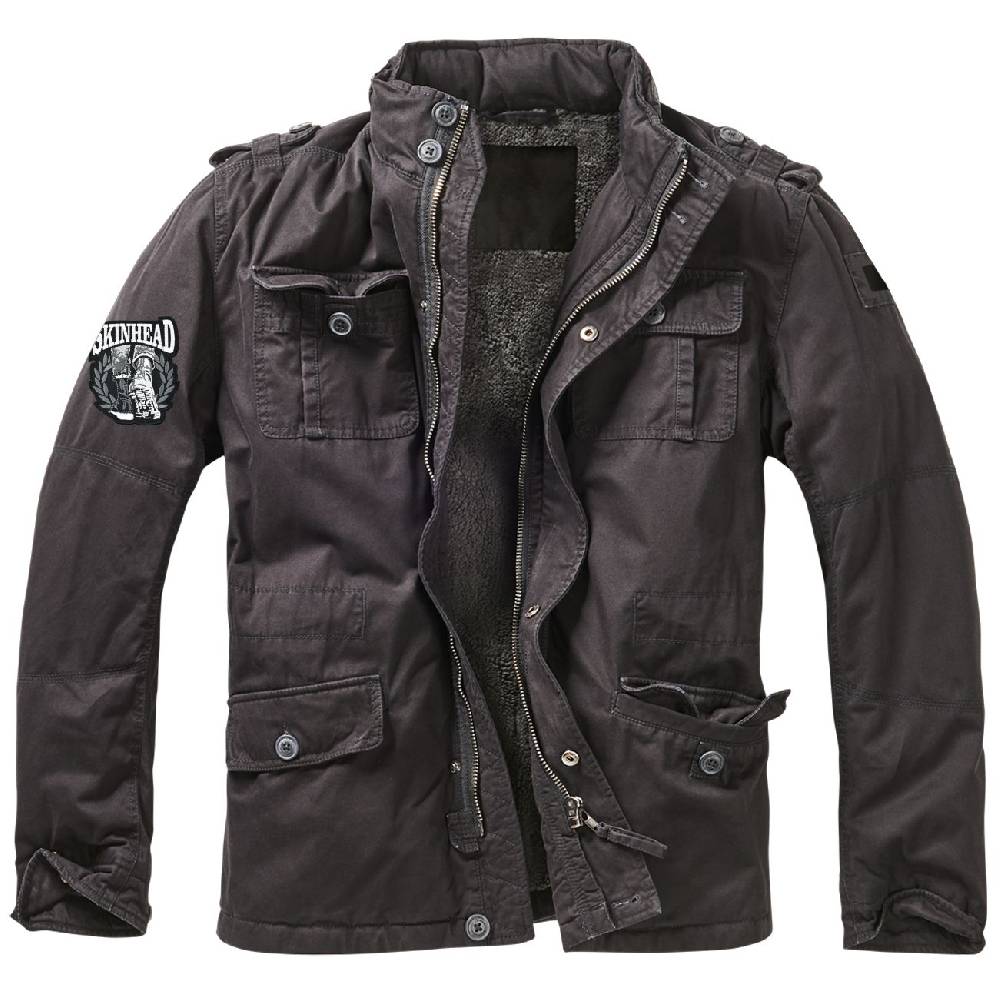 Spass Kostet Männer Winter Jacke mit Kapuze im Kragen Skinhead - a way of life