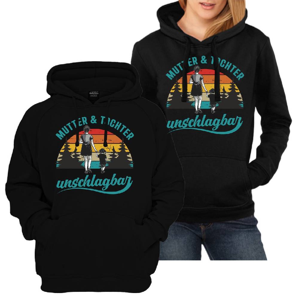 Spass Kostet Partner Kapuzenpullover Mutter und Tochter unschlagbar