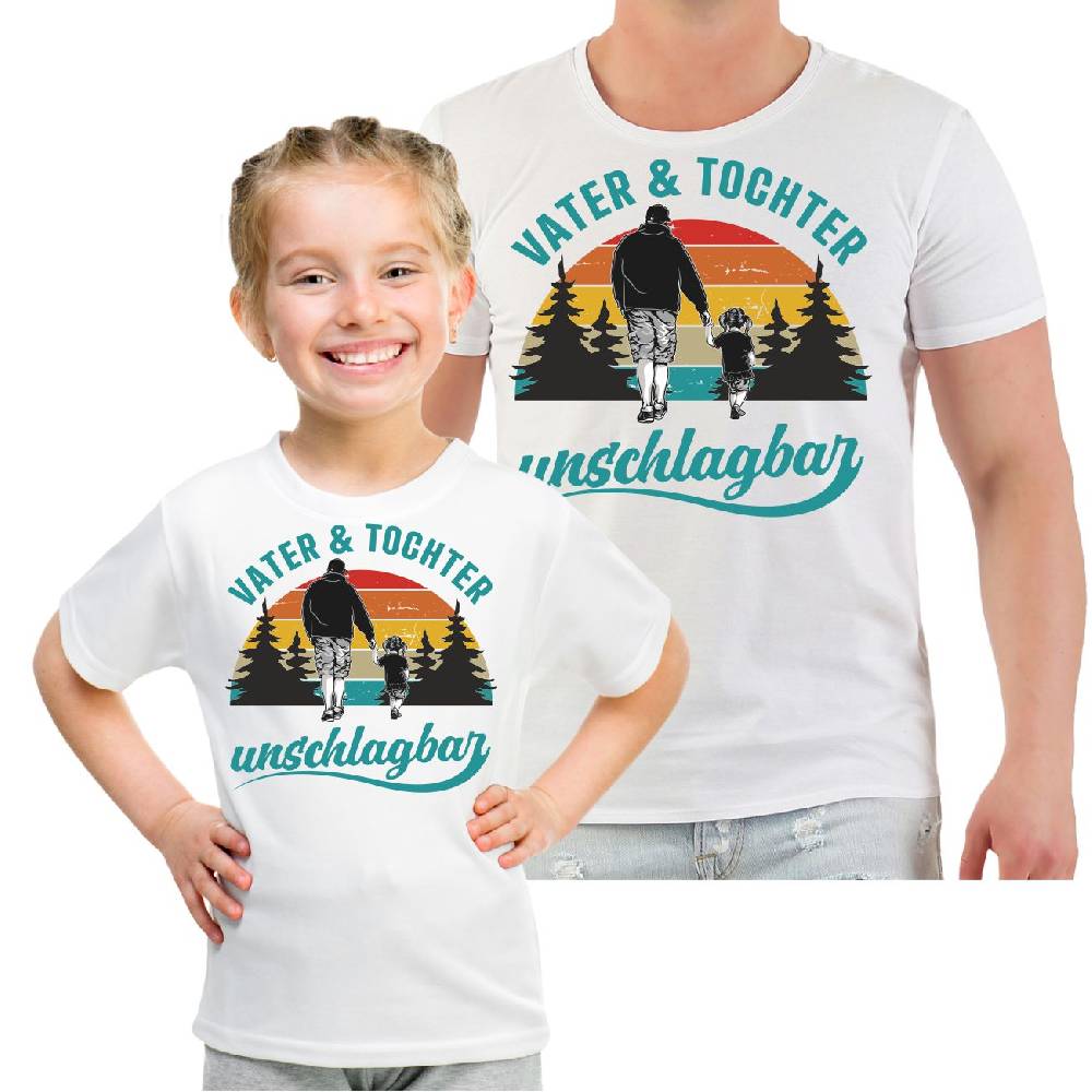 Spass Kostet Partner T-Shirt Vater und Tochter unschlagbar