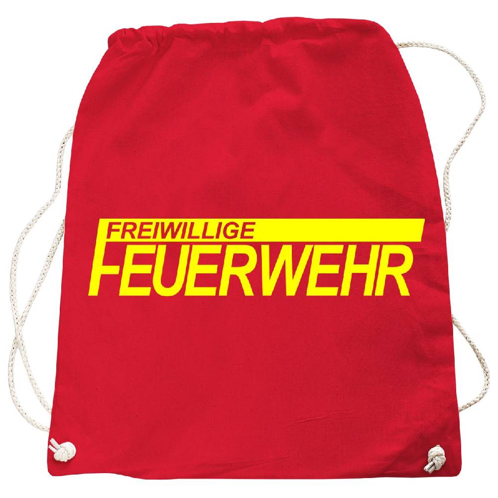 Spass Kostet Rucksack FFW Freiwillige Feuerwehr NEONGELBER Druck