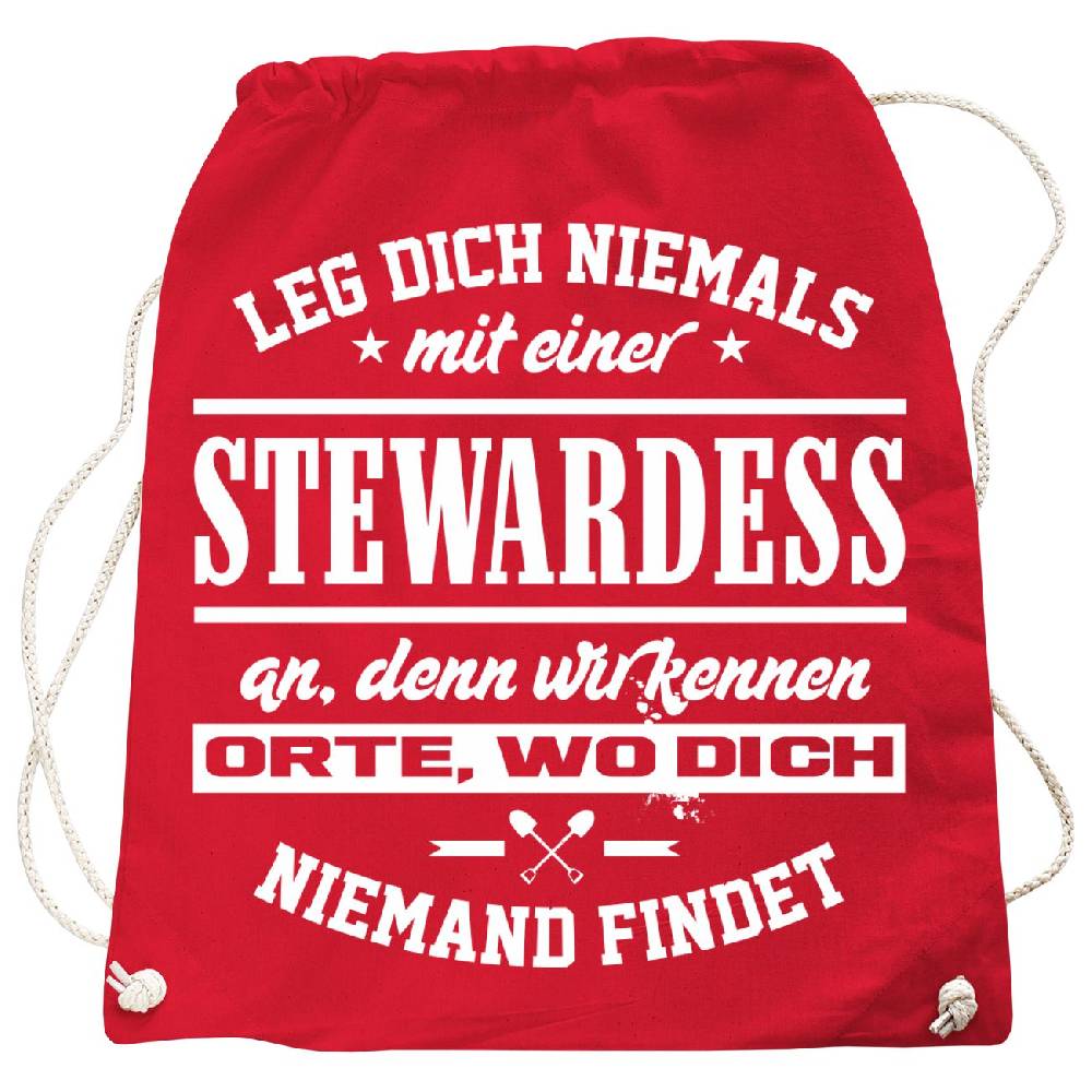 Spass Kostet Rucksack Leg Dich Niemals Mit Einer STEWARDESS An