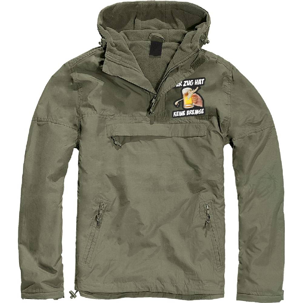 Spass Kostet Schlupfjacke Windbreaker GEFÜTTERT Der Zug hat keine Bremse