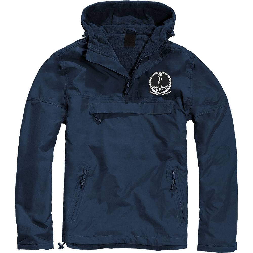 Spass Kostet Schlupfjacke Windbreaker GEFÜTTERT Hafen und Anker