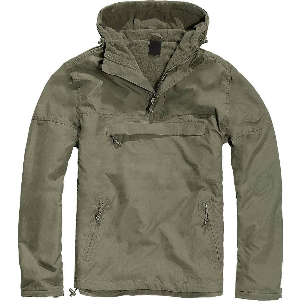 Spass Kostet Schlupfjacke Windbreaker GEFÜTTERT UNBEDRUCKT oliv