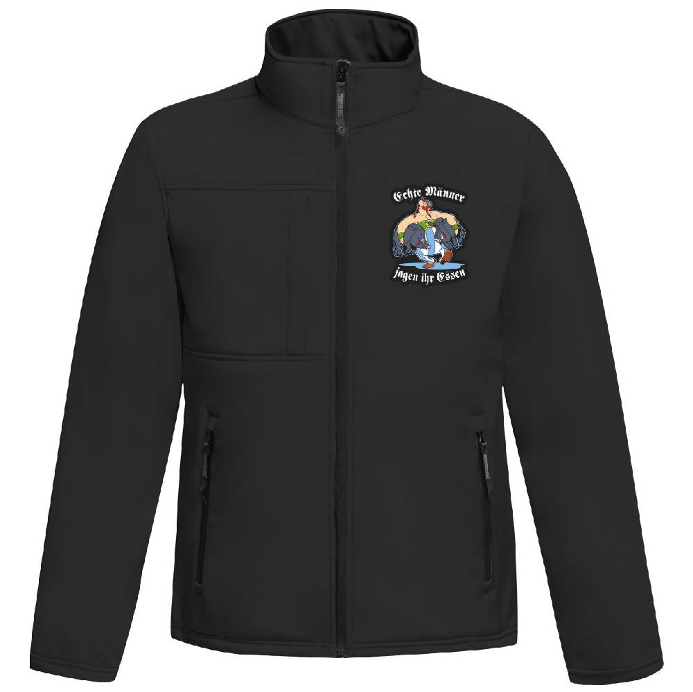 Spass Kostet Softshell Jacke Echte Männer jagen ihr Essen wind und wasserdicht Grösse S bis 4XL