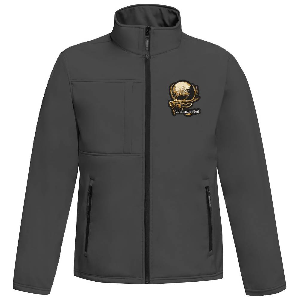 Spass Kostet Softshell Jacke JÄGER Waidmannsheil wind und wasserdicht Grösse S bis 4XL