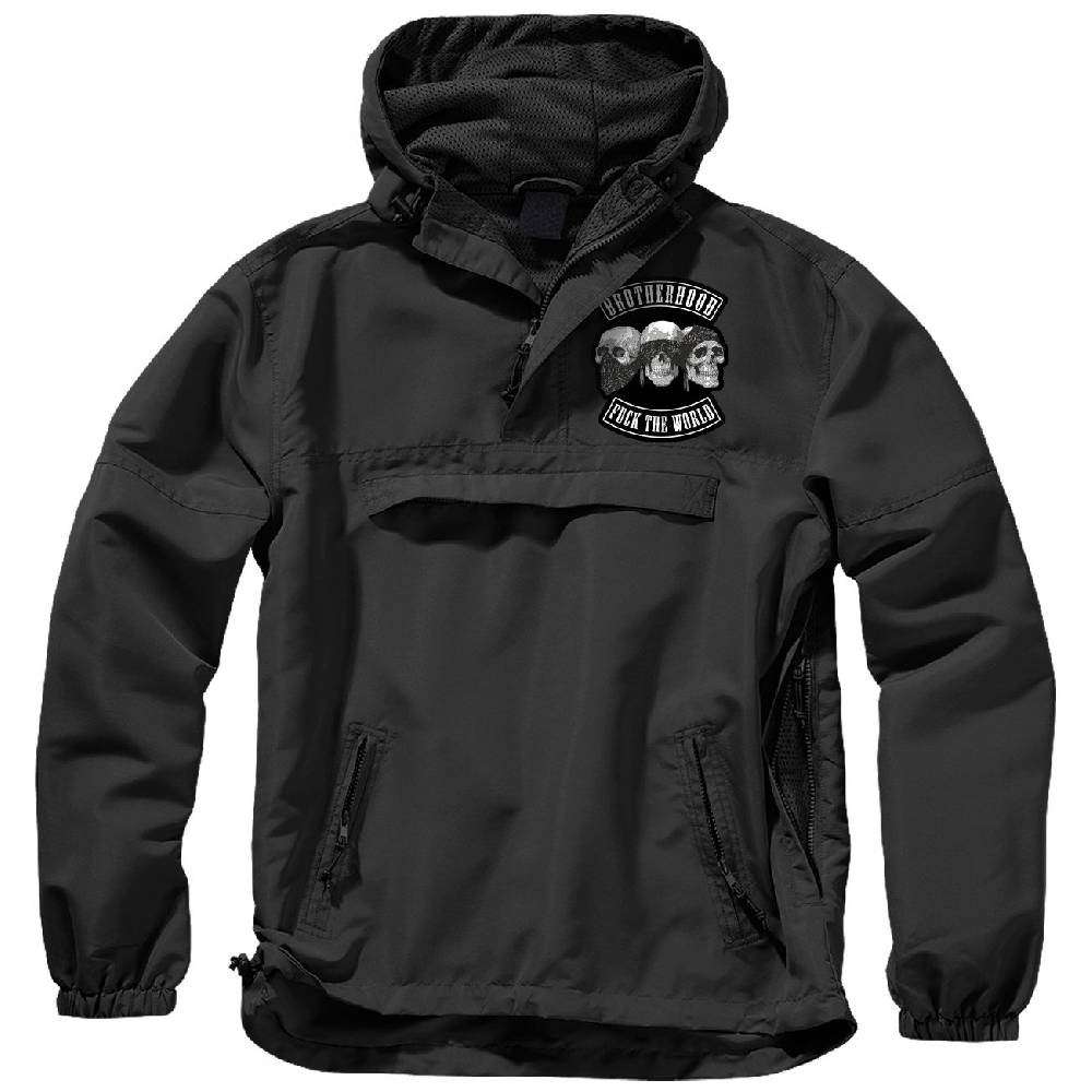 Spass Kostet SOMMER Schlupfjacke Windbreaker PATCH Brotherhood