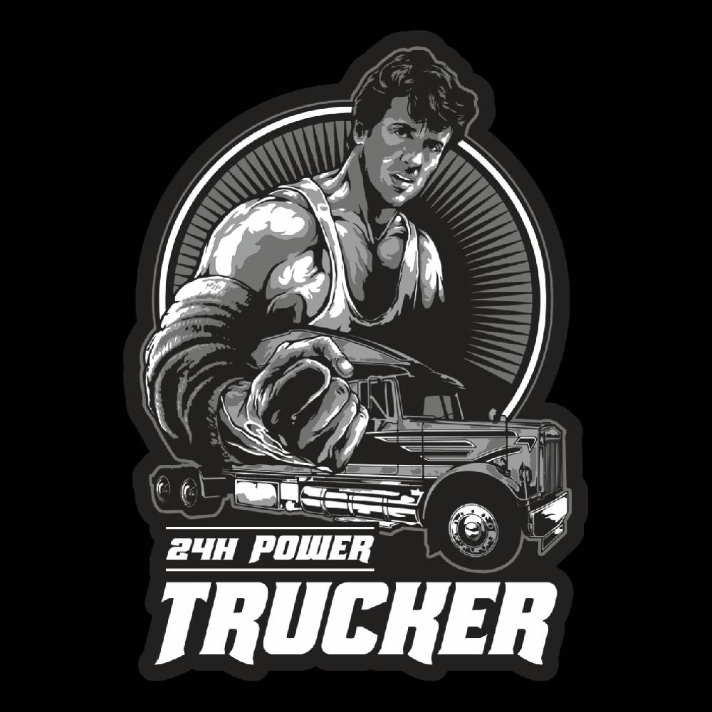 Spass Kostet Aufkleber Trucker 24h Power