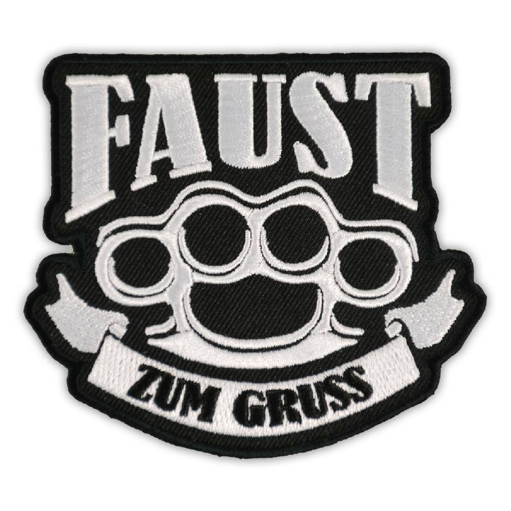 Spass Kostet Aufnäher Aufbügler Faust zum Gruß
