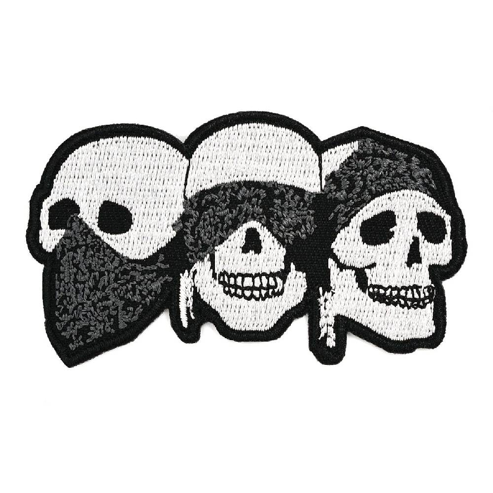 Spass Kostet Aufnäher Aufbügler Totenköpfe