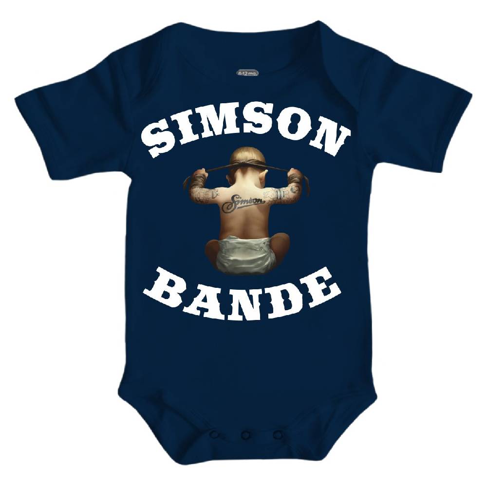 Spass Kostet Baby Strampler kurz Simson Bande
