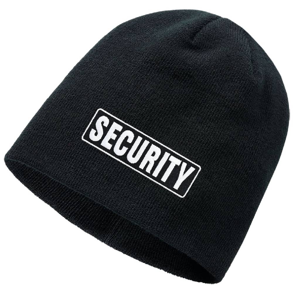 Spass Kostet Beanie Mit Aufnäher SECURITY