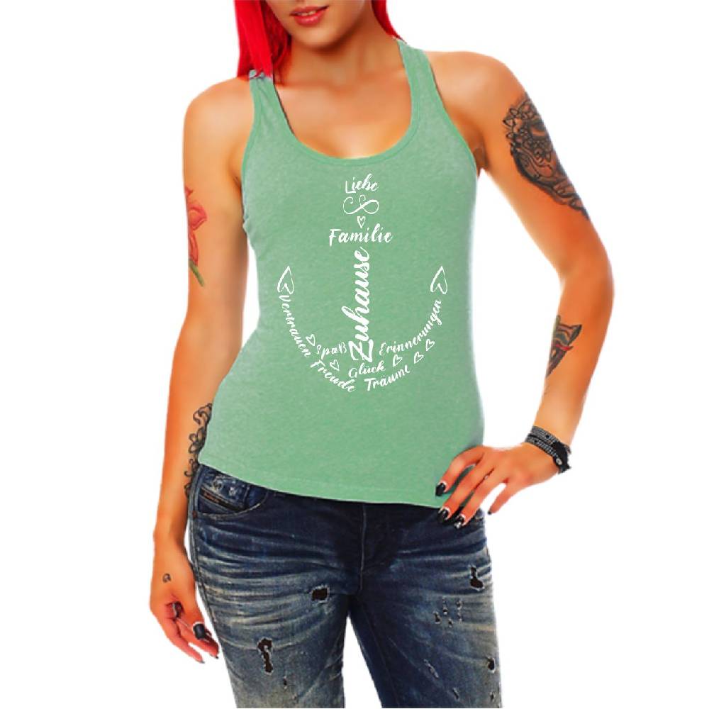 Spass Kostet Damen Tank Top Anker der Familie